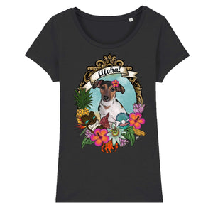 MYTi23 - Pets Heads Philosophy T-Shirt XS Aloha Damen Shirt Jack Russel Hundeshirt Hundefans