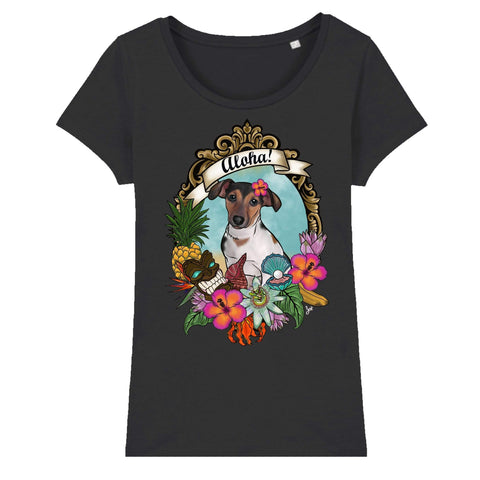 MYTi23 - Pets Heads Philosophy T-Shirt XS Aloha Damen Shirt Jack Russel Hundeshirt Hundefans