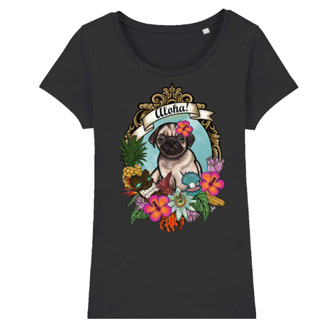 MYTi23 - Pets Heads Philosophy T-Shirt XS Aloha Damen Shirt Mops Hundeshirt Hundefans