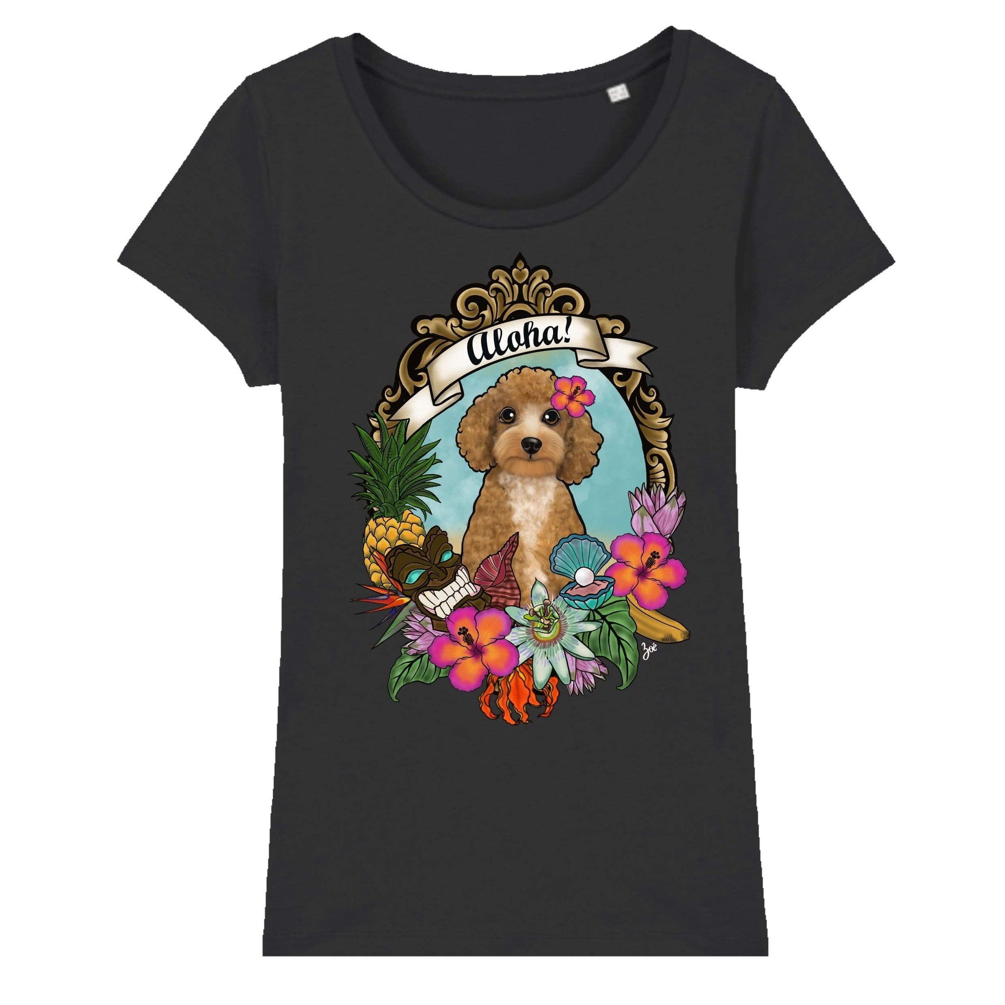 MYTi23 - Pets Heads Philosophy T-Shirt XS Aloha Damen Shirt Pudel Hundeshirt Hundefans