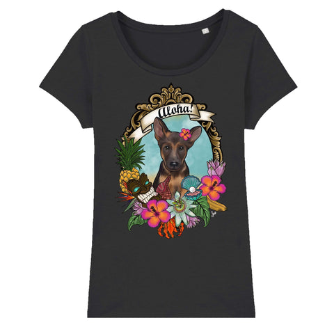 MYTi23 - Pets Heads Philosophy T-Shirt XS Aloha Damen Shirt Schäferhund Hundeshirt Hundefans