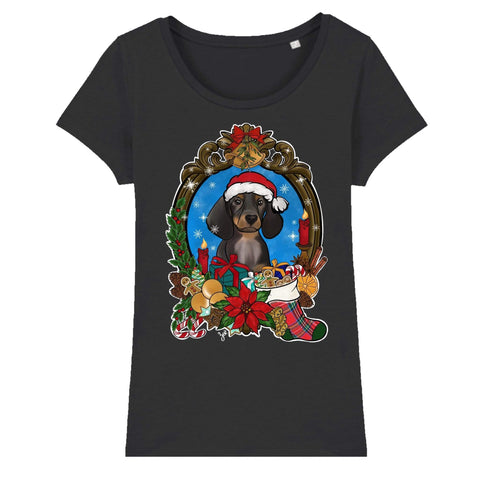 MYTi23 - Pets Heads Philosophy T-Shirt XS Christmas Damen Shirt Dackel Hundeshirt Hundefans