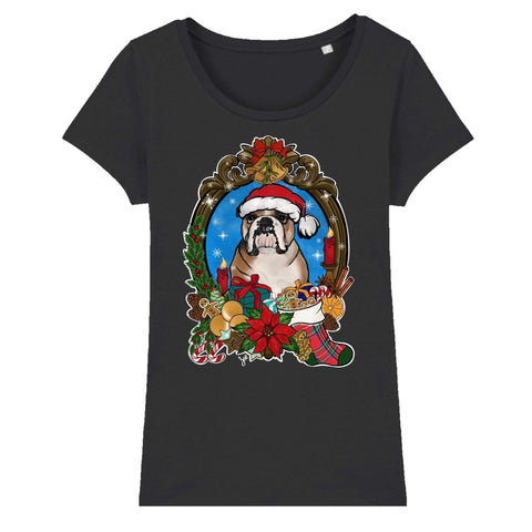 MYTi23 - Pets Heads Philosophy T-Shirt XS Christmas Damen Shirt Englische Bulldogge Hundeshirt Hundefans