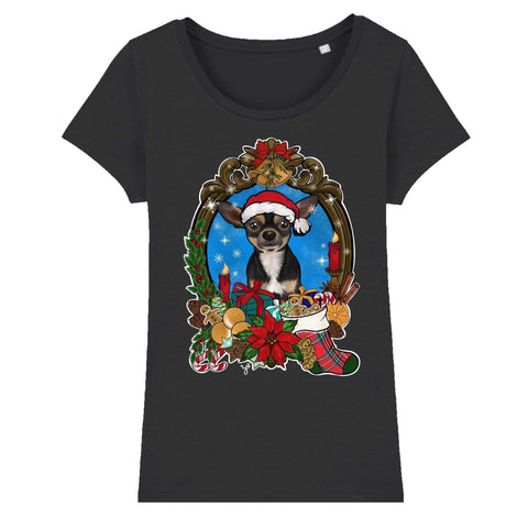 MYTi23 - Pets Heads Philosophy T-Shirt XS Christmas Damen Shirt Kurzhaar Chihuahua Hundeshirt Hundefans