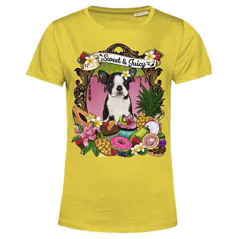 MYTi23 - Pets Heads Philosophy T-Shirt XS Cupcake Damen Shirt Boston Terrier Hundeshirt Hundefans