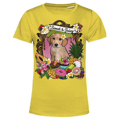 MYTi23 - Pets Heads Philosophy T-Shirt XS Cupcake Damen Shirt Golden Retriever Hundeshirt Hundefans