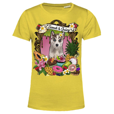 MYTi23 - Pets Heads Philosophy T-Shirt XS Cupcake Damen Shirt Husky Hundeshirt Hundefans