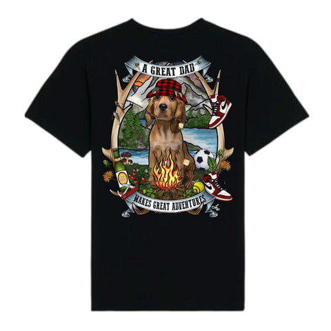 MYTi23 - Pets Heads Philosophy T-Shirt XS Daddy Herren Shirt Cocker Hundeshirt Hundefans