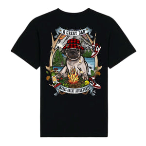 MYTi23 - Pets Heads Philosophy T-Shirt XS Daddy Herren Shirt Mops Hundeshirt Hundefans