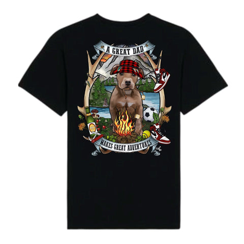 MYTi23 - Pets Heads Philosophy T-Shirt XS Daddy Herren Shirt Pitbull Hundeshirt Hundefans