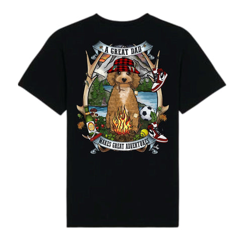 MYTi23 - Pets Heads Philosophy T-Shirt XS Daddy Herren Shirt Pudel Hundeshirt Hundefans