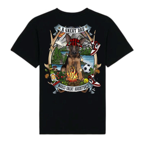 MYTi23 - Pets Heads Philosophy T-Shirt XS Daddy Herren Shirt Schäferhund Hundeshirt Hundefans