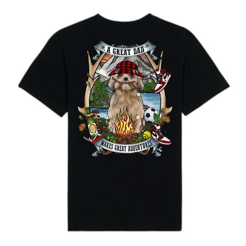 MYTi23 - Pets Heads Philosophy T-Shirt XS Daddy Herren Shirt Shih Tzu Hundeshirt Hundefans