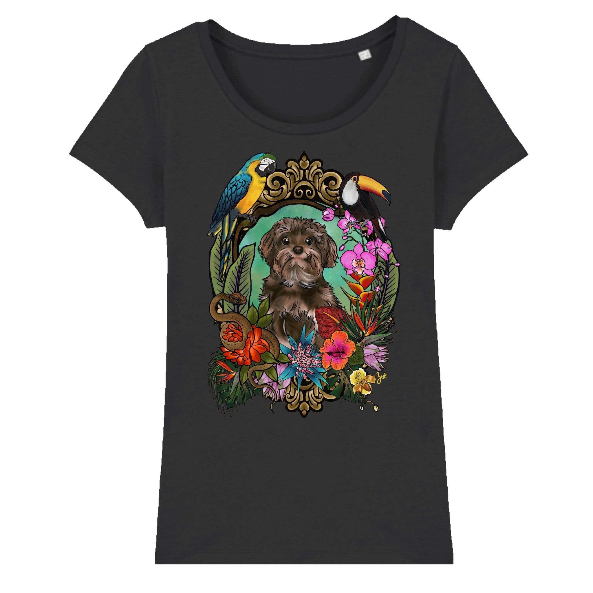 MYTi23 - Pets Heads Philosophy T-Shirt XS Dschungel Damen Shirt Bolonka Hundeshirt Hundefans