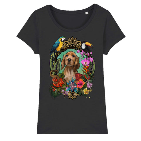 MYTi23 - Pets Heads Philosophy T-Shirt XS Dschungel Damen Shirt Cocker Hundeshirt Hundefans