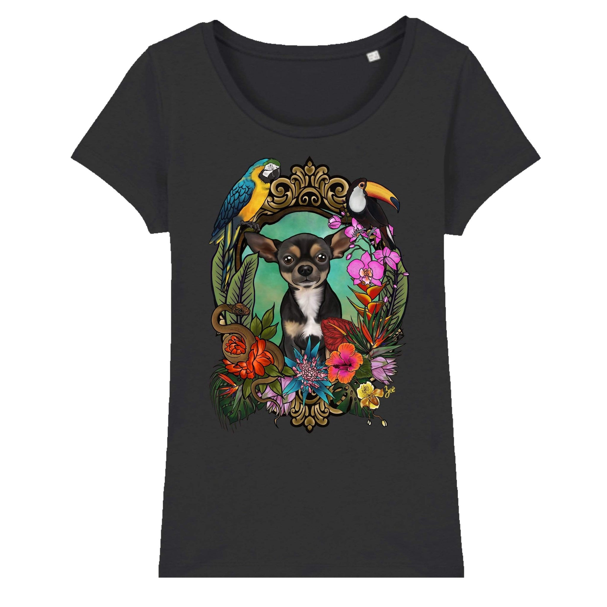 MYTi23 - Pets Heads Philosophy T-Shirt XS Dschungel Damen Shirt Kurzhaar Chihuahua Hundeshirt Hundefans