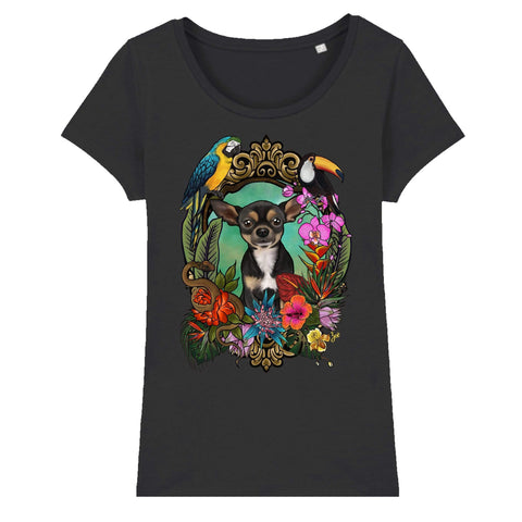MYTi23 - Pets Heads Philosophy T-Shirt XS Dschungel Damen Shirt Kurzhaar Chihuahua Hundeshirt Hundefans