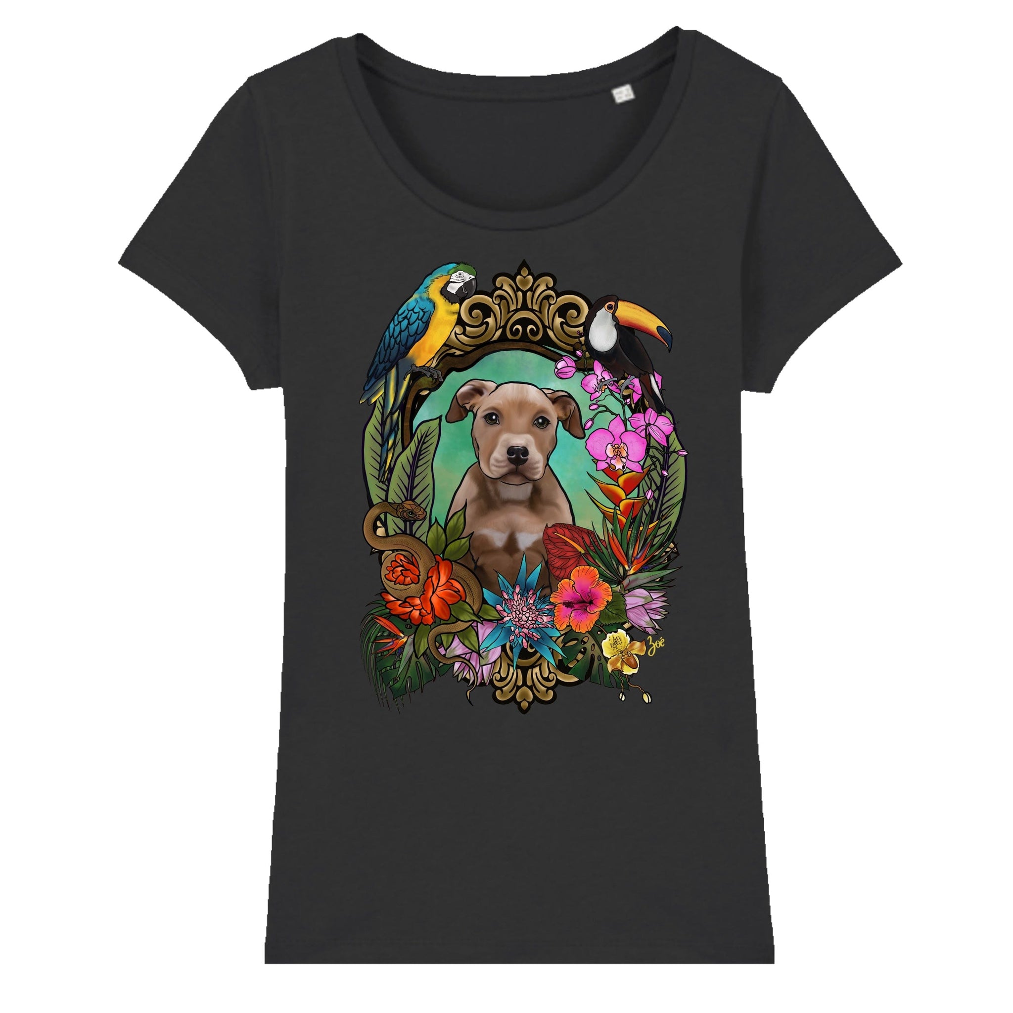 MYTi23 - Pets Heads Philosophy T-Shirt XS Dschungel Damen Shirt Pitbull Hundeshirt Hundefans