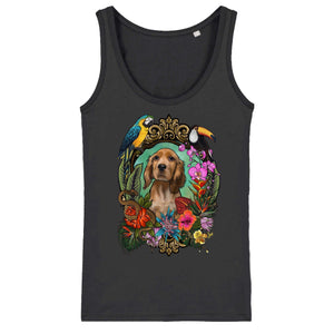 MYTi23 - Pets Heads Philosophy T-Shirt XS Dschungel Damen Tanktop Cocker Hundeshirt Hundefans