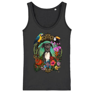 MYTi23 - Pets Heads Philosophy T-Shirt XS Dschungel Damen Tanktop Deutsche Dogge Hundeshirt Hundefans