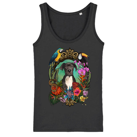 MYTi23 - Pets Heads Philosophy T-Shirt XS Dschungel Damen Tanktop Deutsche Dogge Hundeshirt Hundefans