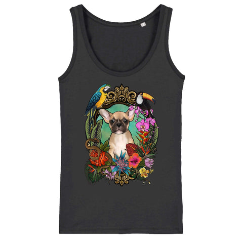 MYTi23 - Pets Heads Philosophy T-Shirt XS Dschungel Damen Tanktop Frenchie Hundeshirt Hundefans