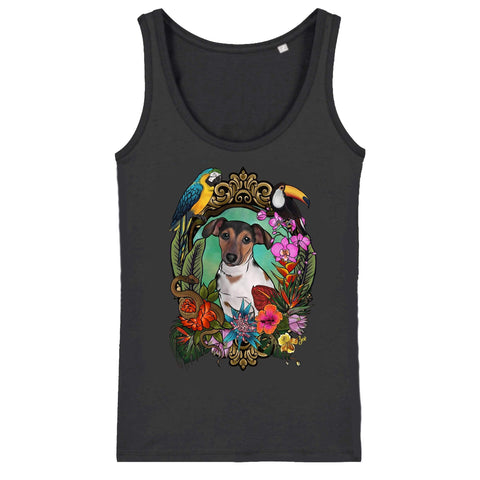 MYTi23 - Pets Heads Philosophy T-Shirt XS Dschungel Damen Tanktop Jack Russel Hundeshirt Hundefans