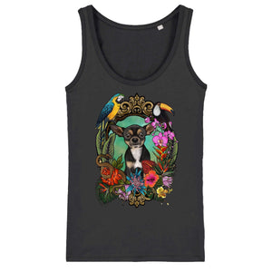 MYTi23 - Pets Heads Philosophy T-Shirt XS Dschungel Damen Tanktop Kurzhaar Chihuahua Hundeshirt Hundefans