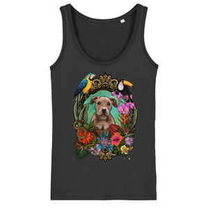MYTi23 - Pets Heads Philosophy T-Shirt XS Dschungel Damen Tanktop Pitbull Hundeshirt Hundefans
