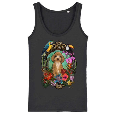 MYTi23 - Pets Heads Philosophy T-Shirt XS Dschungel Damen Tanktop Pudel Hundeshirt Hundefans