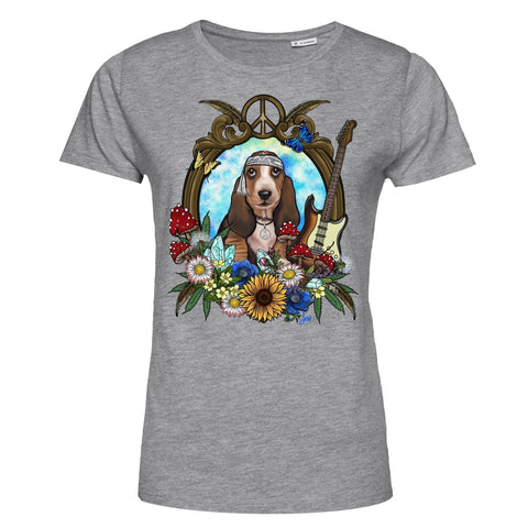 MYTi23 - Pets Heads Philosophy T-Shirt XS Festival Damen Shirt Basset Hundeshirt Hundefans