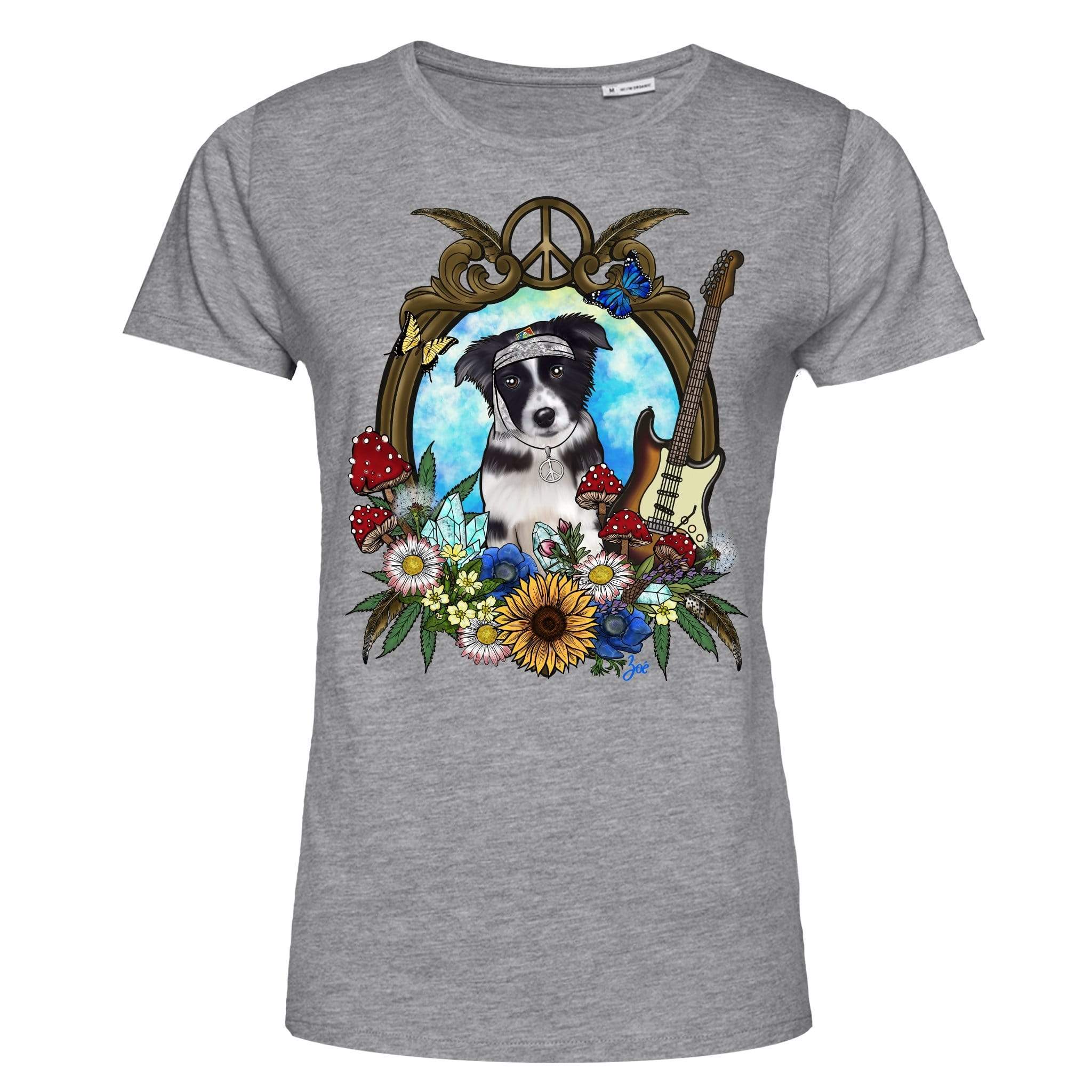 MYTi23 - Pets Heads Philosophy T-Shirt XS Festival Damen Shirt Border Collie Hundeshirt Hundefans