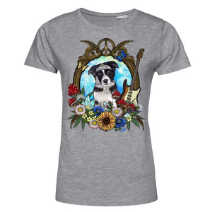 MYTi23 - Pets Heads Philosophy T-Shirt XS Festival Damen Shirt Border Collie Hundeshirt Hundefans