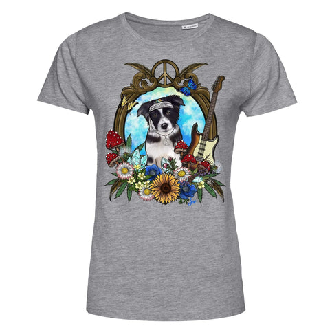 MYTi23 - Pets Heads Philosophy T-Shirt XS Festival Damen Shirt Border Collie Hundeshirt Hundefans