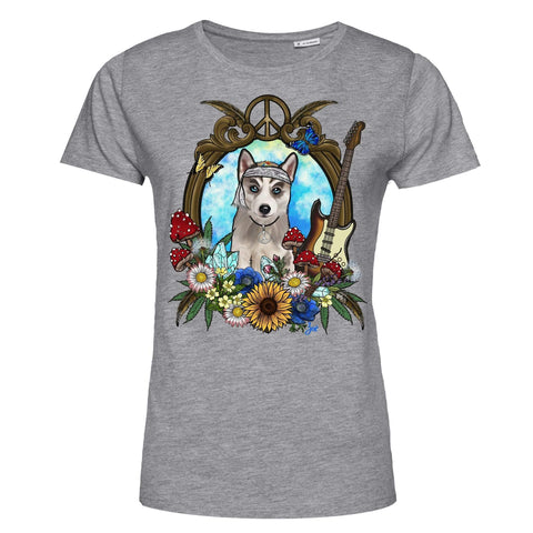 MYTi23 - Pets Heads Philosophy T-Shirt XS Festival Damen Shirt Husky Hundeshirt Hundefans