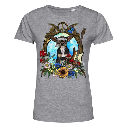 MYTi23 - Pets Heads Philosophy T-Shirt XS Festival Damen Shirt Kurzhaar Chihuahua Hundeshirt Hundefans