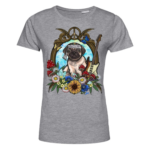 MYTi23 - Pets Heads Philosophy T-Shirt XS Festival Damen Shirt Mops Hundeshirt Hundefans