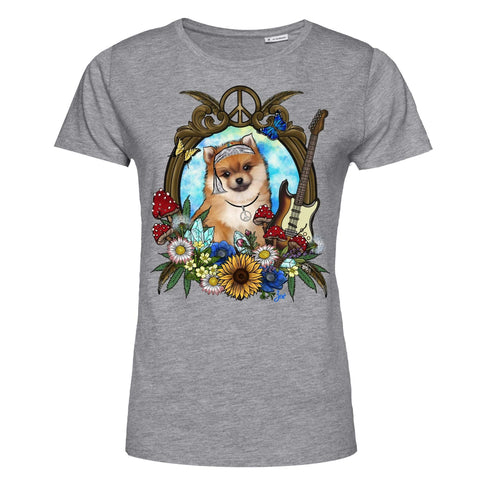 MYTi23 - Pets Heads Philosophy T-Shirt XS Festival Damen Shirt Pommeraner Hundeshirt Hundefans