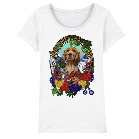 MYTi23 - Pets Heads Philosophy T-Shirt XS Griechenland Damen Shirt Cocker Hundeshirt Hundefans