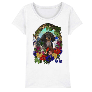 MYTi23 - Pets Heads Philosophy T-Shirt XS Griechenland Damen Shirt Dackel Hundeshirt Hundefans