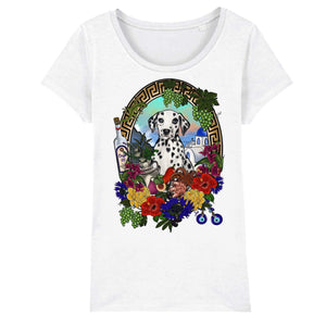 MYTi23 - Pets Heads Philosophy T-Shirt XS Griechenland Damen Shirt Dalmatiner Hundeshirt Hundefans
