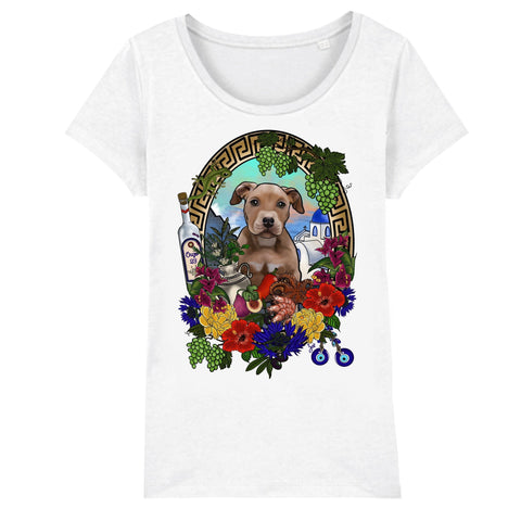 MYTi23 - Pets Heads Philosophy T-Shirt XS Griechenland Damen Shirt Pitbull Hundeshirt Hundefans