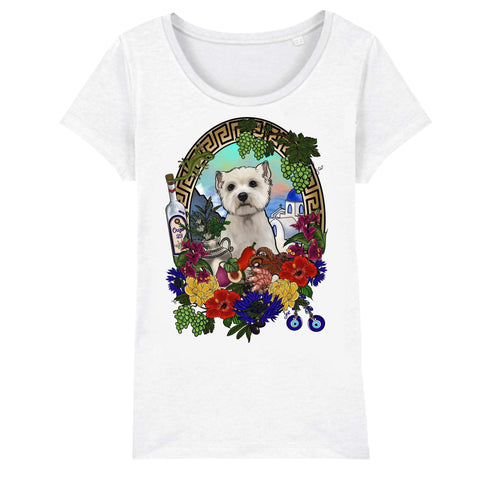MYTi23 - Pets Heads Philosophy T-Shirt XS Griechenland Damen Shirt Westie Hundeshirt Hundefans