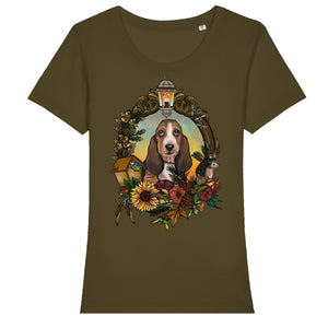 MYTi23 - Pets Heads Philosophy T-Shirt XS Herbst Damen Shirt Basset Hundeshirt Hundefans