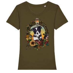 MYTi23 - Pets Heads Philosophy T-Shirt XS Herbst Damen Shirt Border Collie Hundeshirt Hundefans