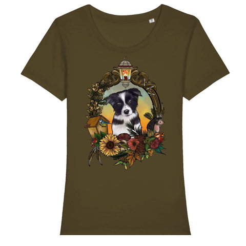 MYTi23 - Pets Heads Philosophy T-Shirt XS Herbst Damen Shirt Border Collie Hundeshirt Hundefans