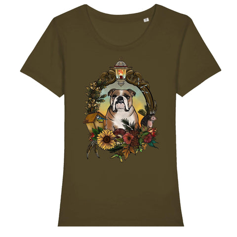 MYTi23 - Pets Heads Philosophy T-Shirt XS Herbst Damen Shirt Englische Bulldogge Hundeshirt Hundefans