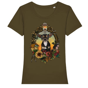 MYTi23 - Pets Heads Philosophy T-Shirt XS Herbst Damen Shirt Kurzhaar Chihuahua Hundeshirt Hundefans