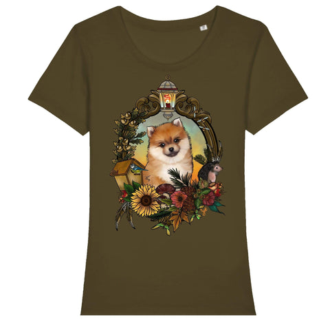 MYTi23 - Pets Heads Philosophy T-Shirt XS Herbst Damen Shirt Pommeraner Hundeshirt Hundefans