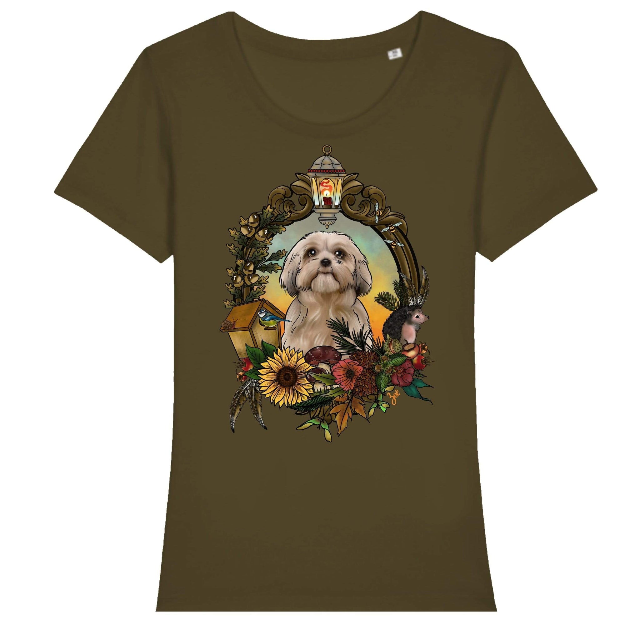 MYTi23 - Pets Heads Philosophy T-Shirt XS Herbst Damen Shirt Shih Tzu Hundeshirt Hundefans